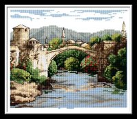 Anasayfa __ Etamin Kanaviçe-Özel __ Manzaralar Kitabı _ Mostar Köprüsü.jpeg