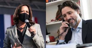 Kamala Harris, az Egyesült Államok alelnöke és Justin Trudeau kanadai miniszterelnök.jpg