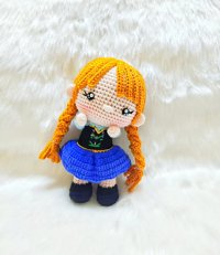 Disney pricess - Mini Anna doll - crochetgarage.jpg