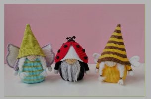 happydolls - Summer gnome _Bee, Butterfly, Ladybug gnóme.jpg