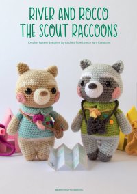 Lemon Yarn Creations - River and Rocco The scout raccoons.jpg