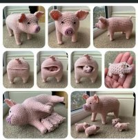 Laura Loves crochet - Pig with Piglets _by Laura Sutcliffe.jpg