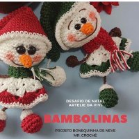 Mr Croché - Bambolas snowman _ portugál.jpg