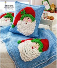 Glenda Winkleman - Santa Afghan&Pillow.jpg