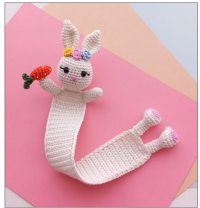 Paradise amigurumi - Crochet Rabbit Bookmark - google fordító.png