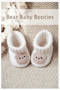 @scandistyle_dolls -  Mini Crochet Zoo - Bear baby booties-ENG.jpg