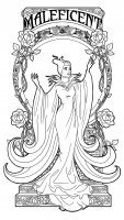 maleficent___art_nouveau___lineart_by_paola_tosca-d7lapww.jpg