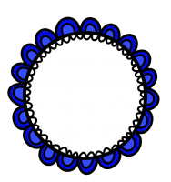 Lace Circle Frame_Royal Blue.png