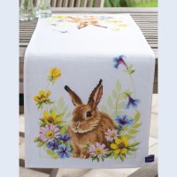 vervaco-table-runner-hare-in-flowers-.jpg